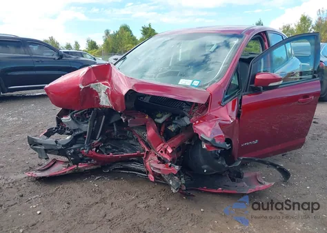 2013 Ford C-Max Hybrid Se из США, поврежденный, VIN 1FADP5AU0DL502951